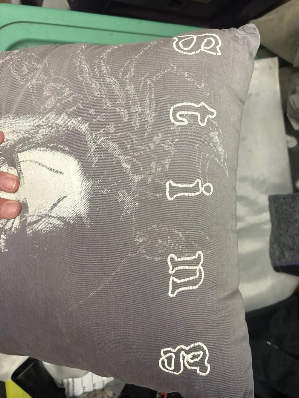 WCW’s Sting Biederlack throw pillow. 16”x 16”. 1990’s professional wrestling.